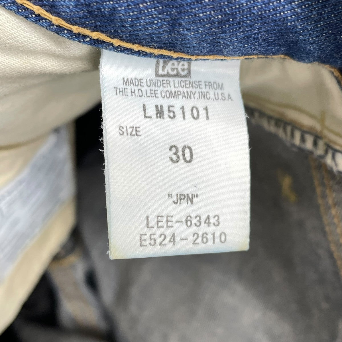 LEE AMERICAN RAIDERSデニムパンツLM5101 古着・中古-5枚目のアイテム画像