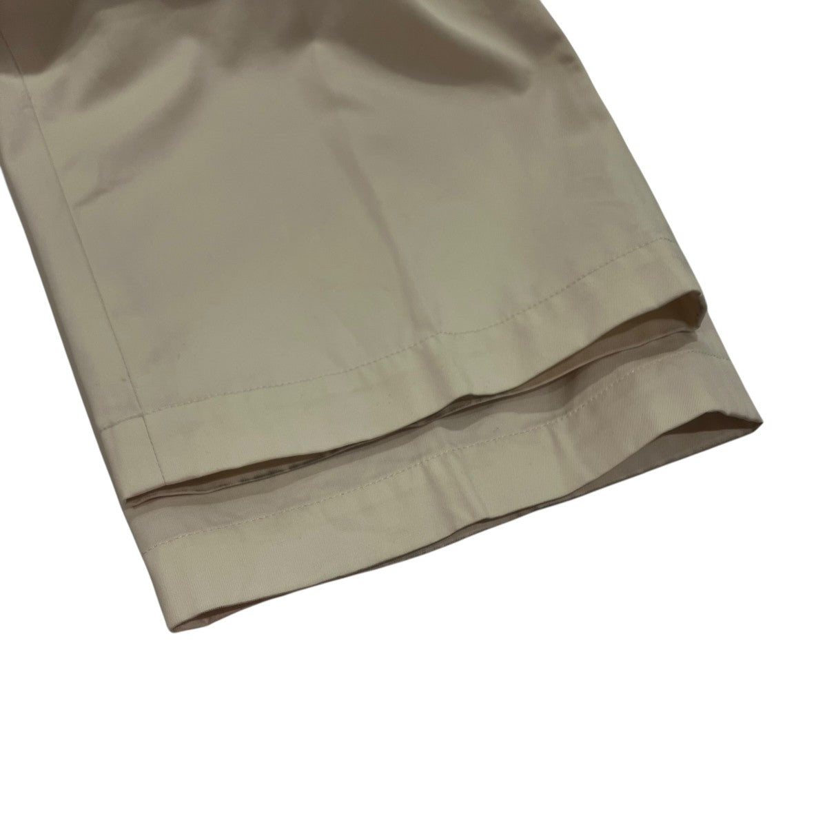 ULTERIOR 25SSFINX COTTON GABARDINE TUCKED TROUSERSパンツULPT65-KA193-A 古着・中古-4枚目のアイテム画像