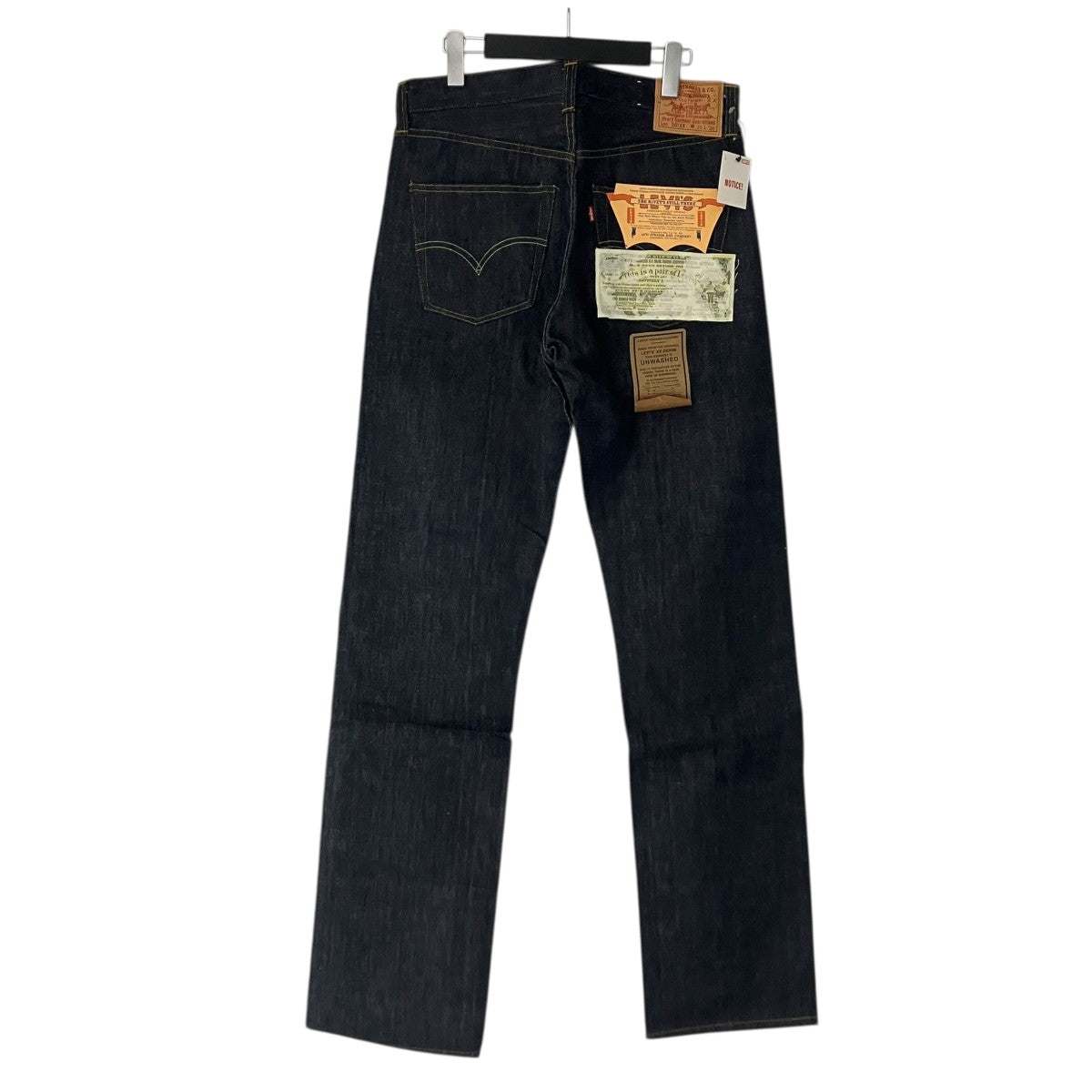 LEVI’S VINTAGE CLOTHING USA製 復刻 501XX 1947年モデル 00s ボタン裏555 バレンシア工場デニムパンツ47501-0111 古着・中古-2枚目のアイテム画像