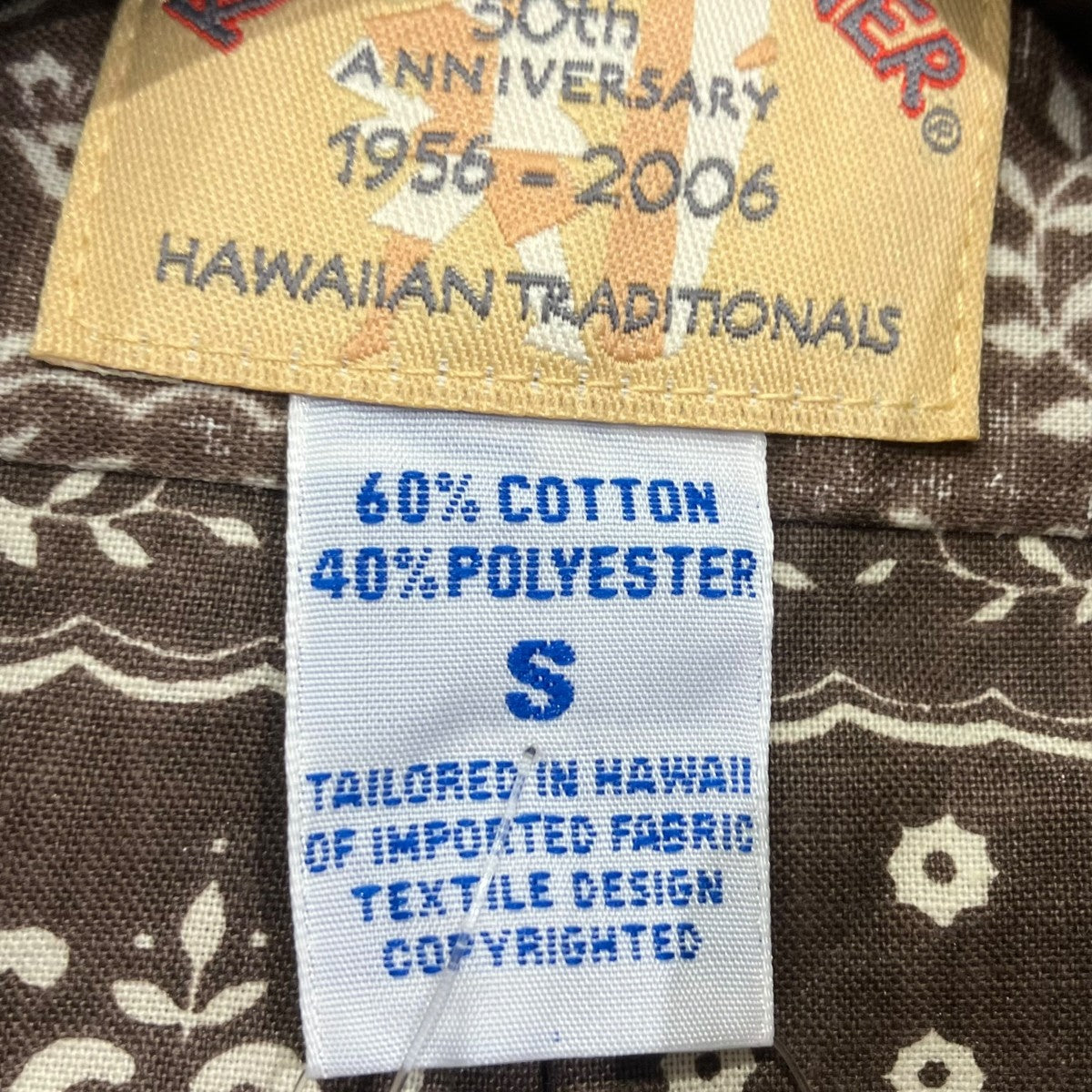 50周年記念モデル 50th ANNIVERSARY バンダナ柄アロハシャツ
