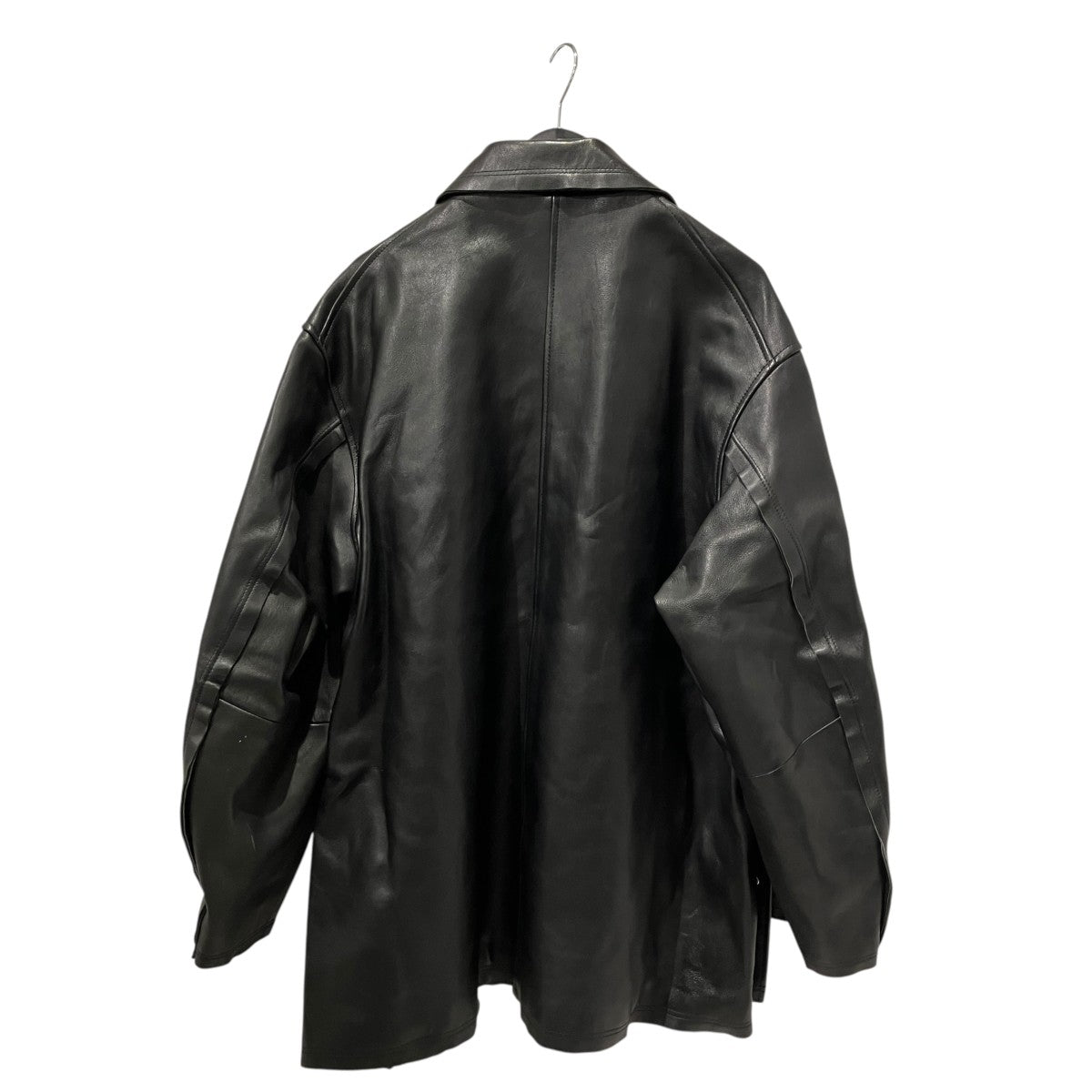 Cut-Off Leather Car Coat(BLACK)レザーコートYK22AW0401C