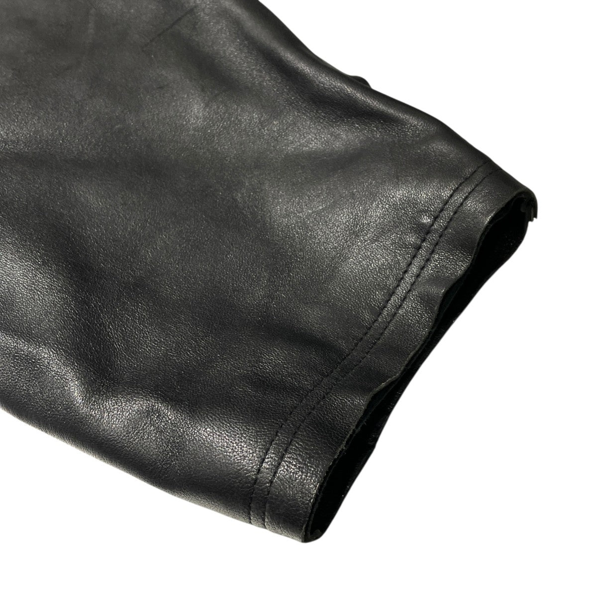 Cut-Off Leather Car Coat(BLACK)レザーコートYK22AW0401C
