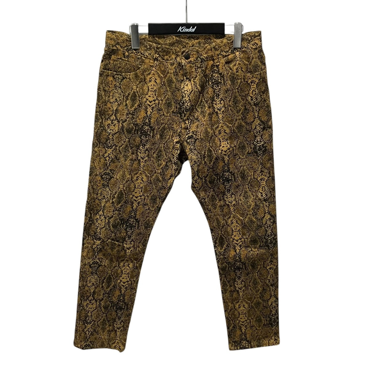 Needles 24SSSKINNY JEAN-PYTHON PTパイソン柄IN152 古着・中古-1枚目のアイテム画像