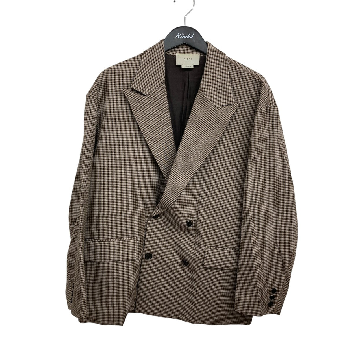 YK19AW0047J LOOSE DOUBLE-BREASTED JACKETダブルジャケット