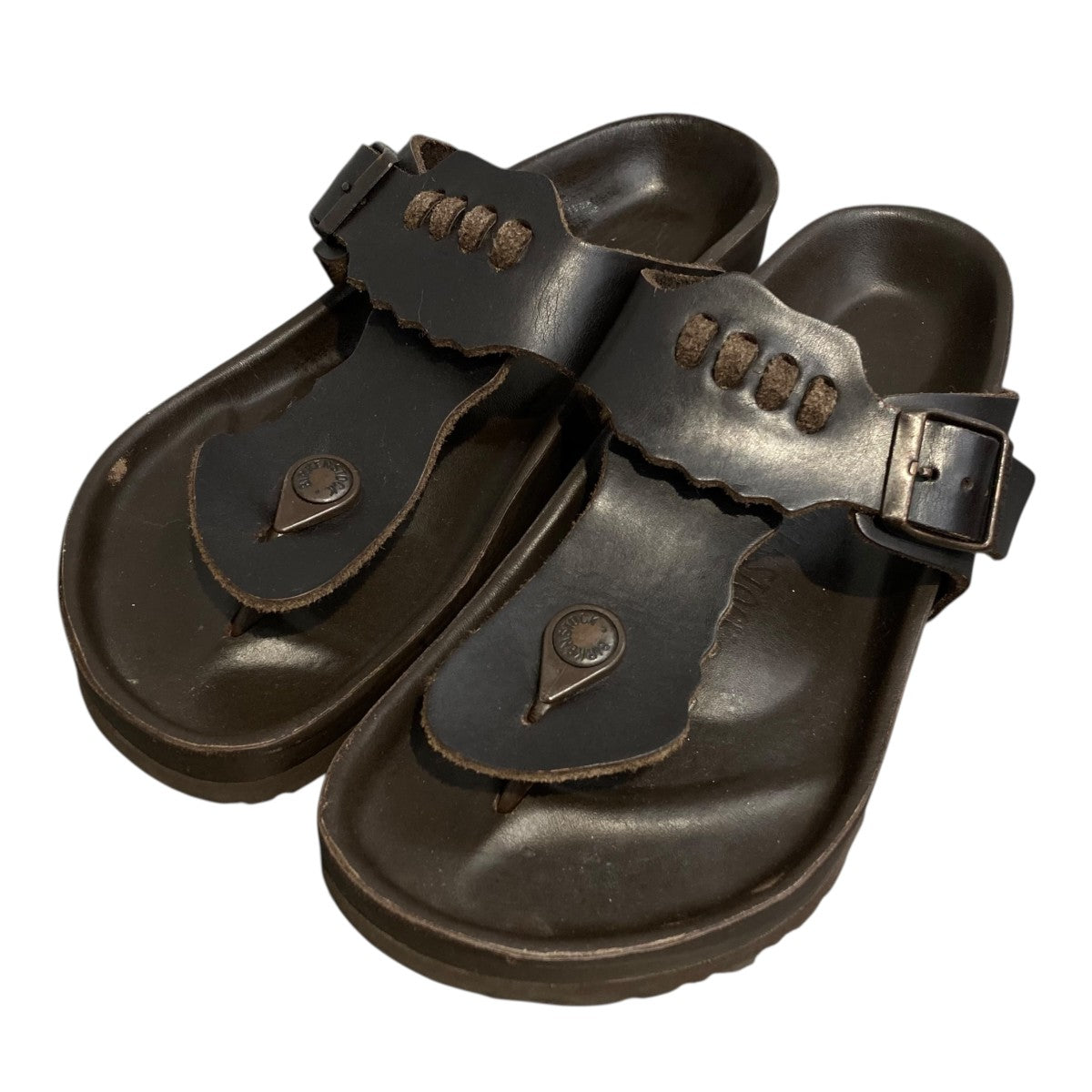 BIRKENSTOCK GIZEH LEATHERコンフォートサンダル 古着・中古-1枚目のアイテム画像
