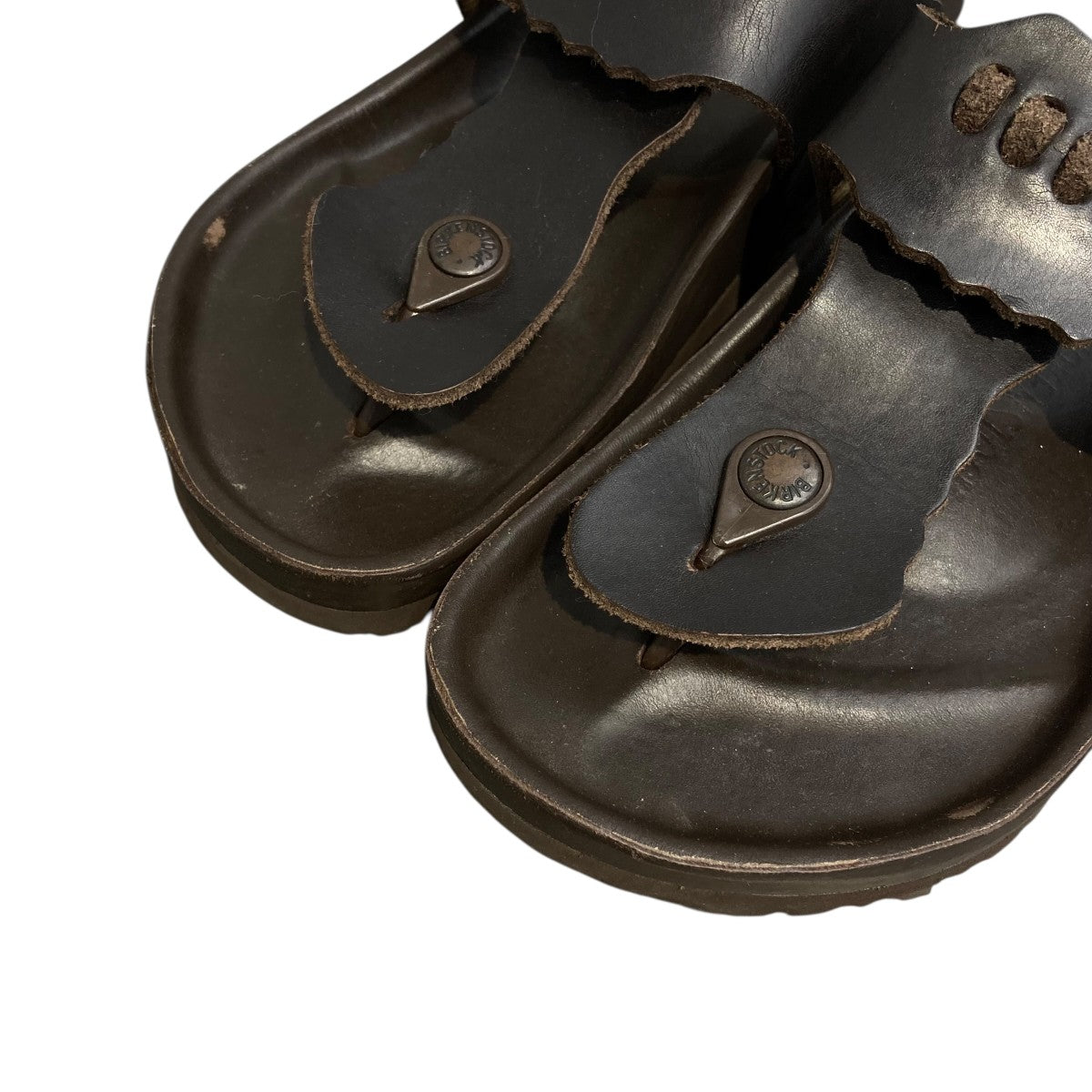 BIRKENSTOCK GIZEH LEATHERコンフォートサンダル 古着・中古-4枚目のアイテム画像