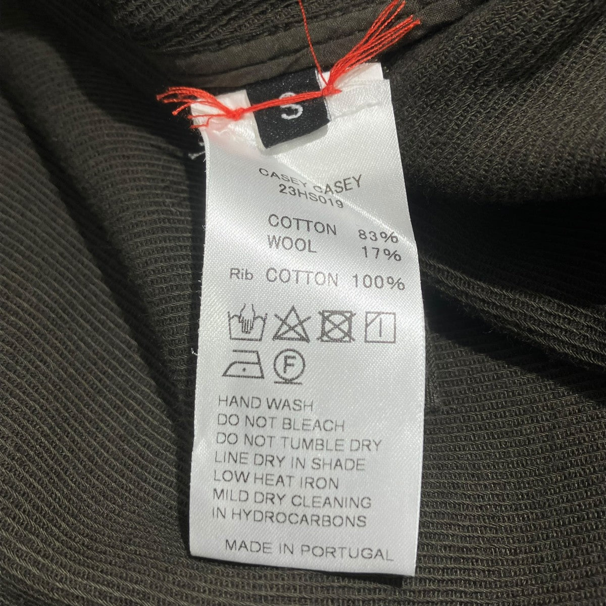 CASEY CASEY WORKER SWEATER長袖カットソー23hs019 古着・中古-6枚目のアイテム画像