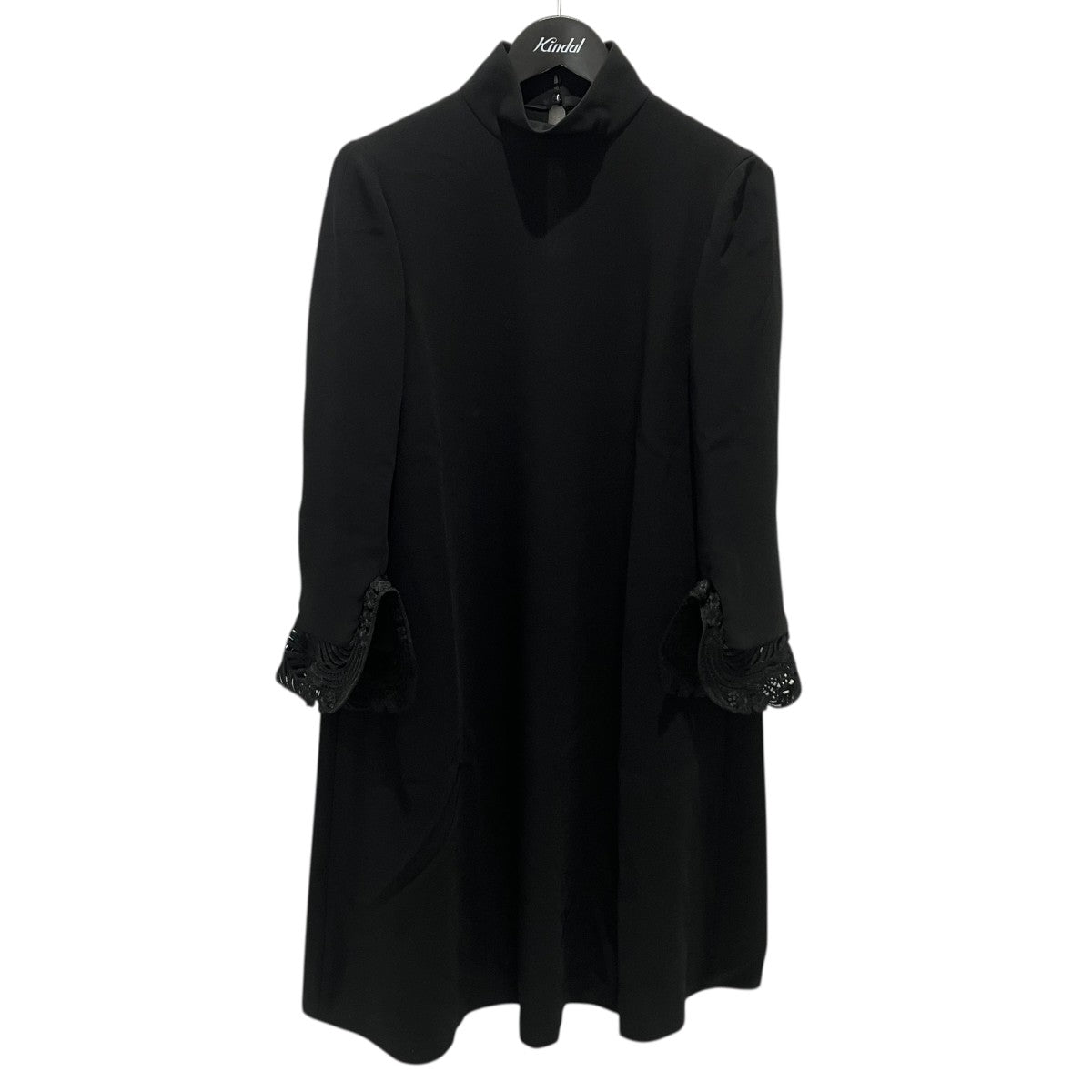 mame kurogouchi 25SSEmbroidered Cuffs A-Line Dress長袖ワンピースMM25SS-DR094 古着・中古-1枚目のアイテム画像
