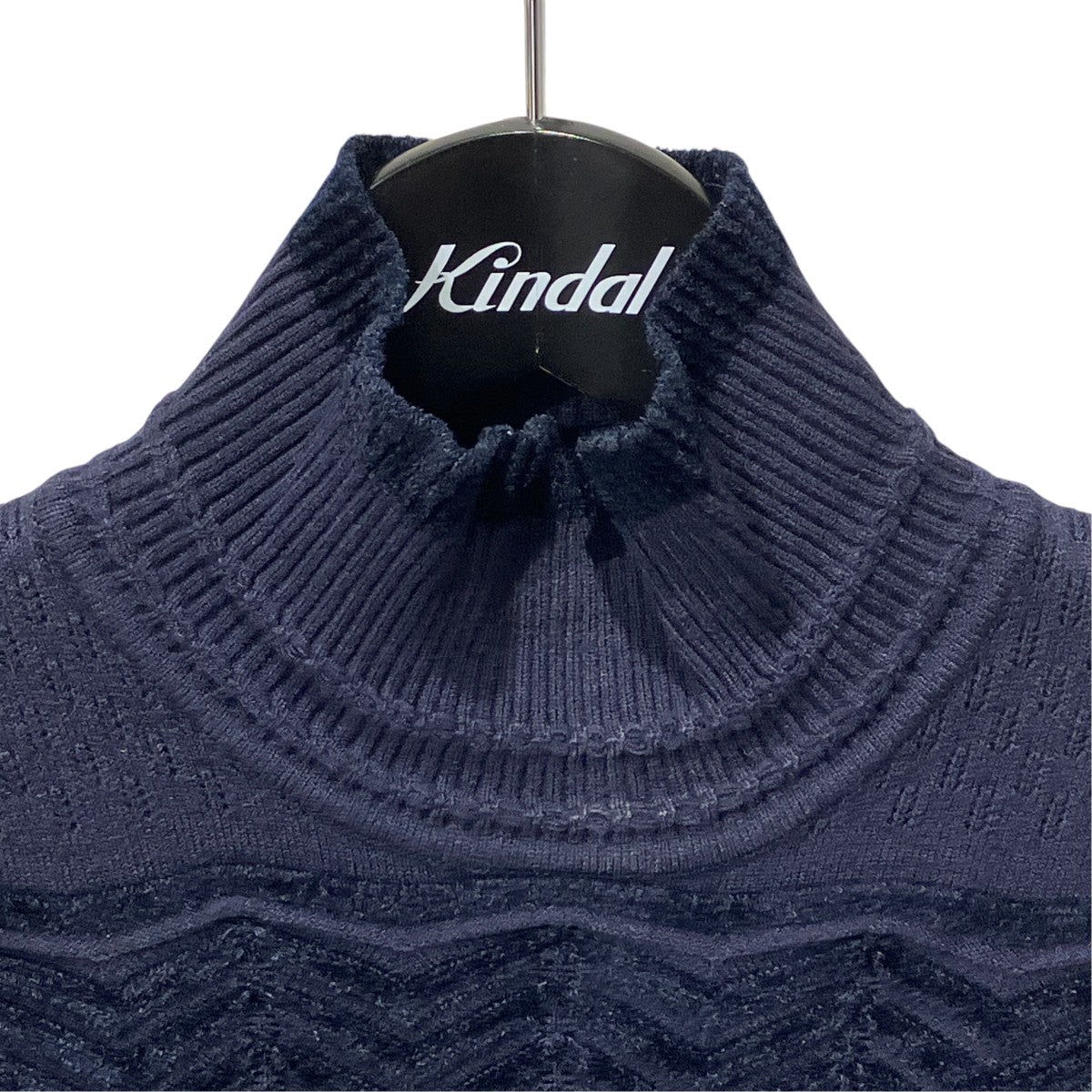 Jomon Pattern High Neck Knitted TopハイネックニットMM22FW-KN023