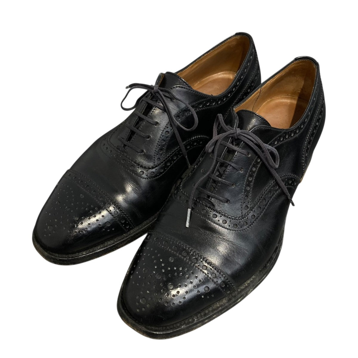 J．M．WESTON 310 メダリオン ストレートチップレザーシューズ 古着・中古-1枚目のアイテム画像