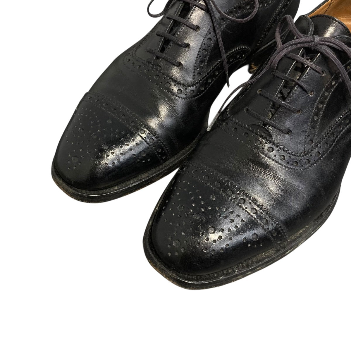 J．M．WESTON 310 メダリオン ストレートチップレザーシューズ 古着・中古-4枚目のアイテム画像
