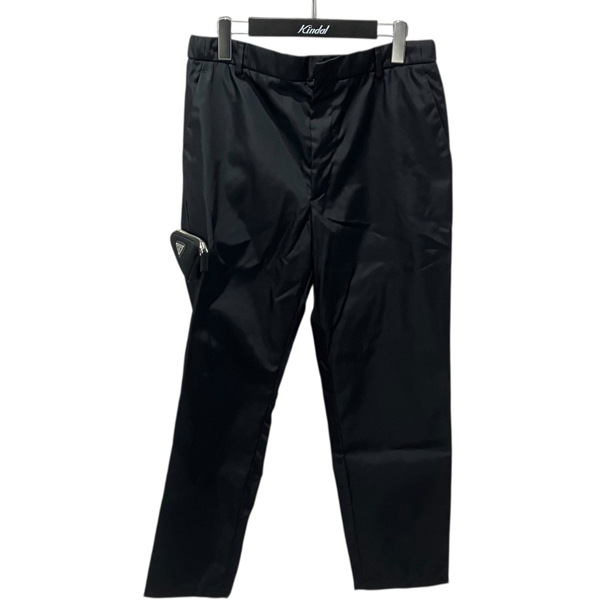 PRADA Re-Nylon 三角ロゴ トライアングルプレート ポケットデザイン ナイロンパンツイージーパンツSPH140 古着・中古-1枚目のアイテム画像