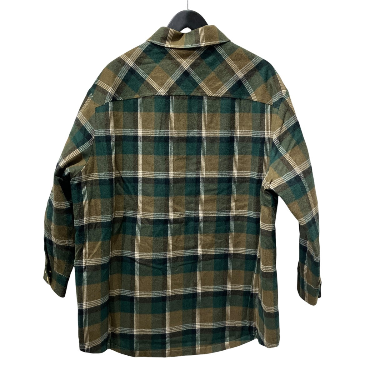 22AWOVERSHIRT IN CHECKED COTTONチェック長袖シャツ2W655150R