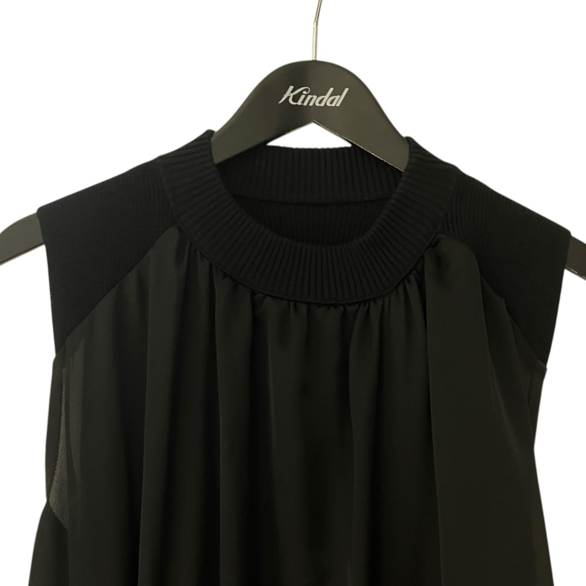 sacai 20SSノースリーブワンピース 20-04903ワンピース 古着・中古-3枚目のアイテム画像