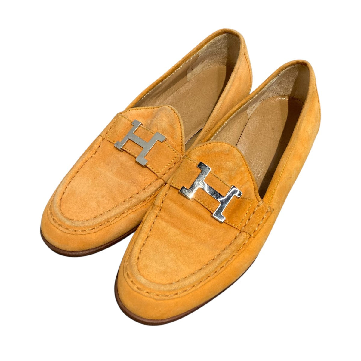 HERMES コンスタンスHバックルローファー 古着・中古-1枚目のアイテム画像