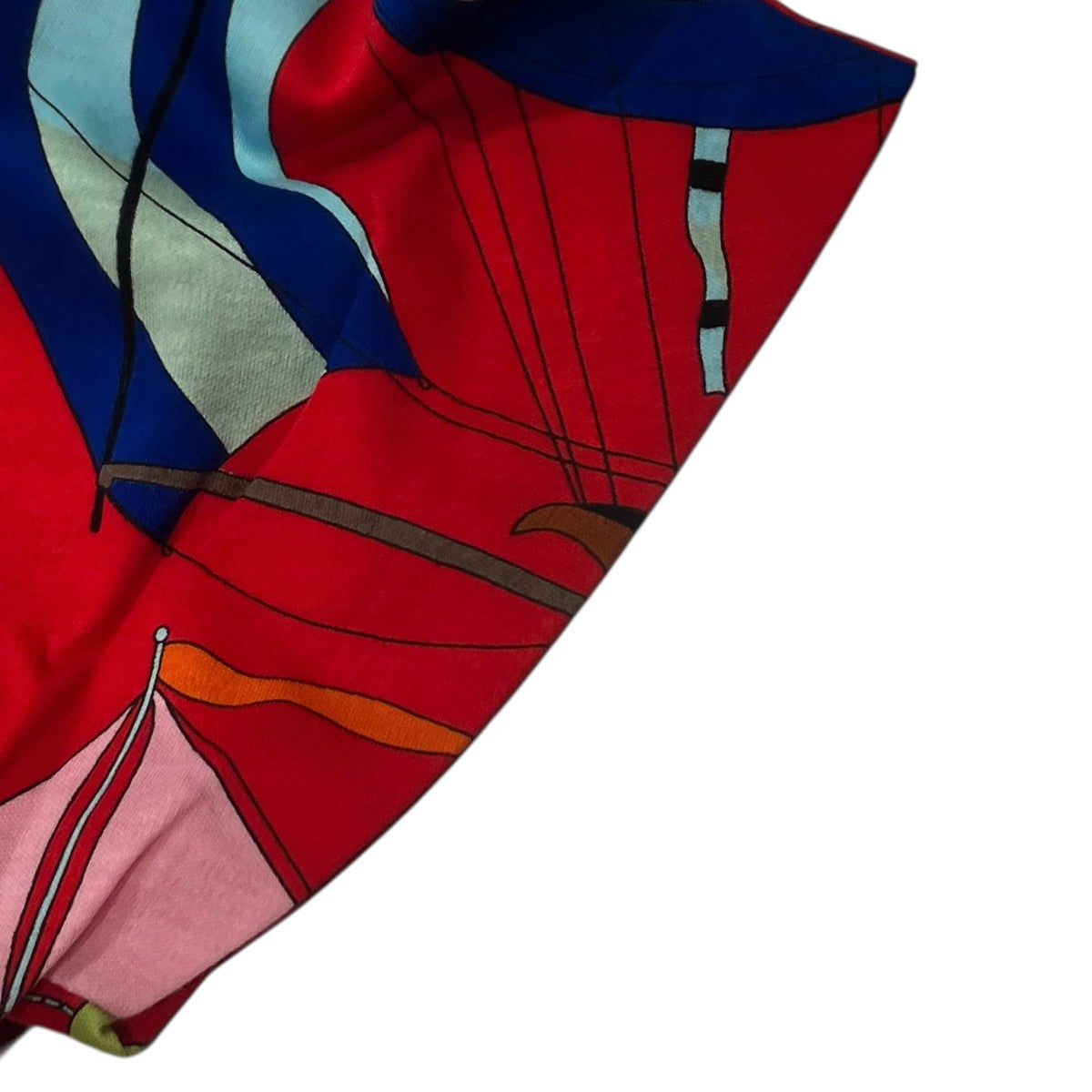 HERMES LES FOLIES DU CIEL 大空の狂気ポロシャツ 古着・中古-4枚目のアイテム画像