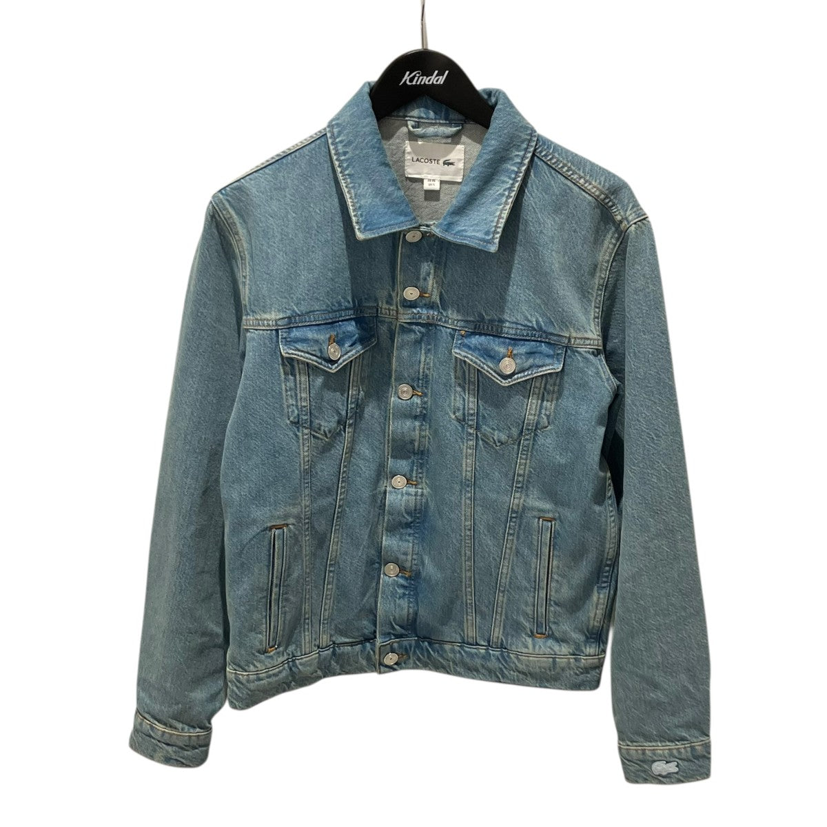 LACOSTE バックワニロゴデニムジャケットデニムジャケットBH8982 古着・中古-1枚目のアイテム画像