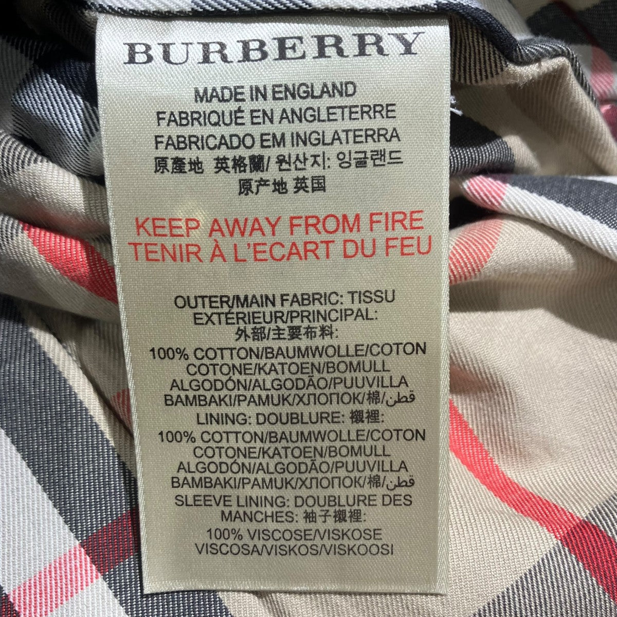 BURBERRY(バーバリー) ショートトレンチトレンチコート ブラック