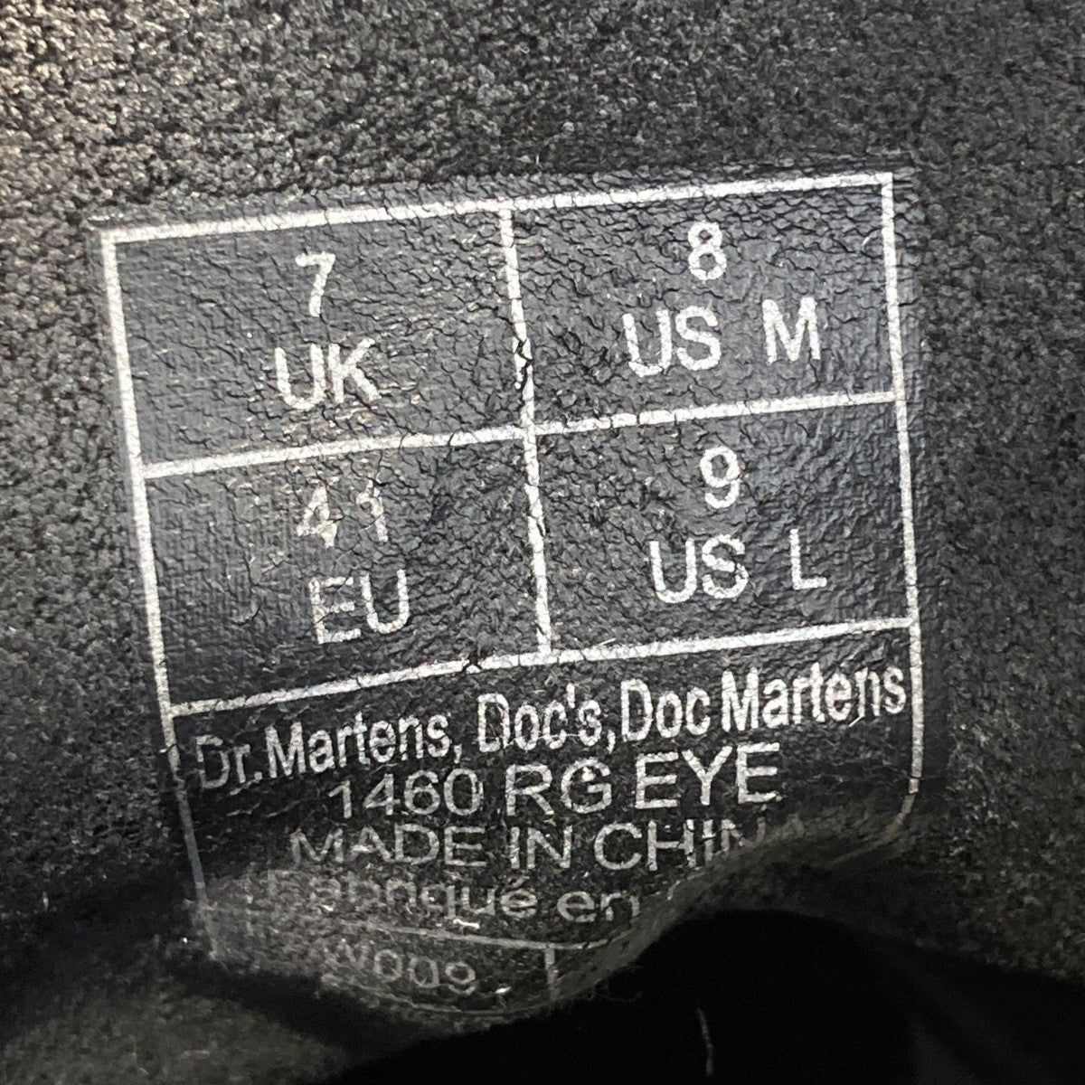 Dr．Martens 1460 8 Rick Griffinコレクションレースアップブーツ 古着・中古-7枚目のアイテム画像
