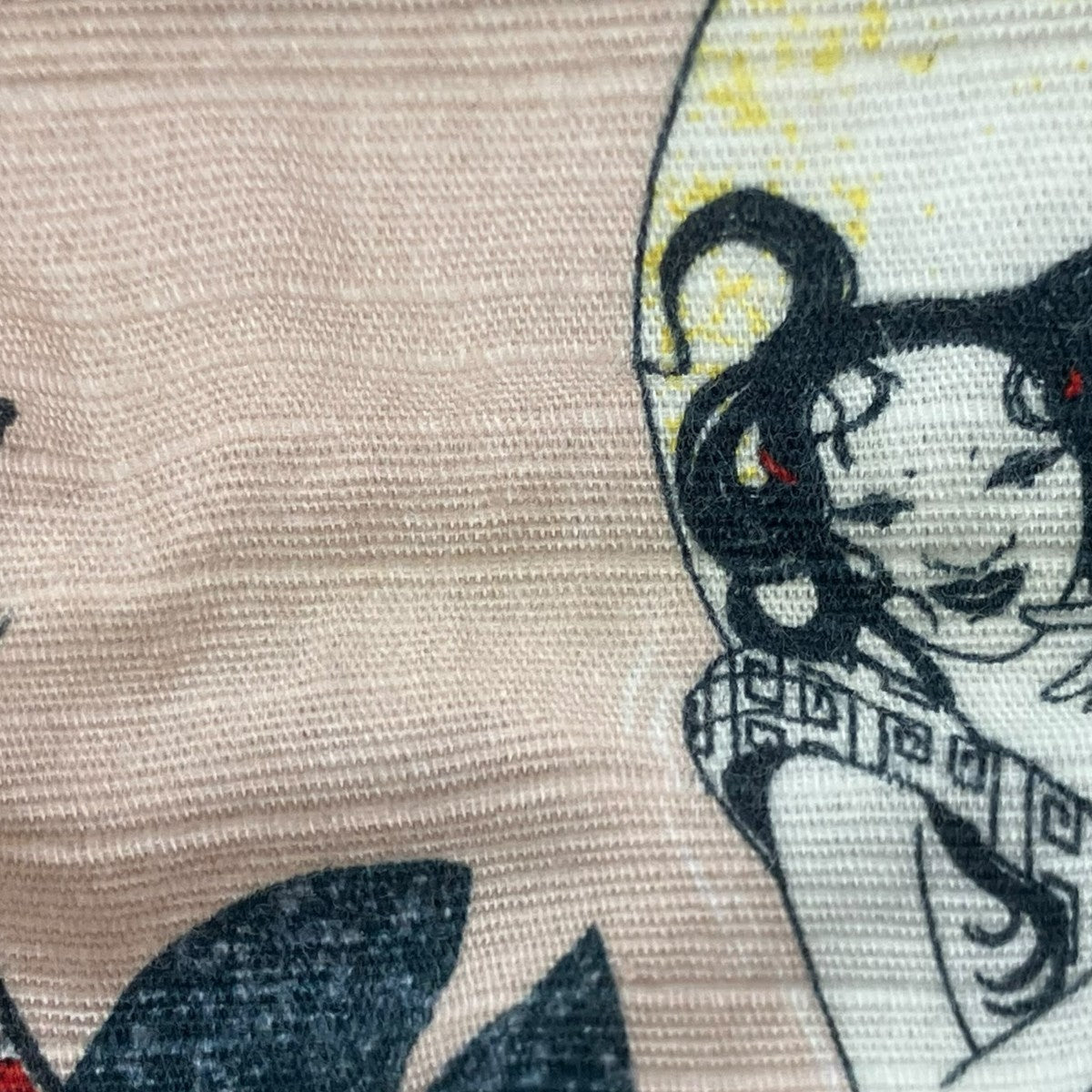 DRESS HIPPY×SUZANI FACE TWO SKULLオープンカラーシャツ 古着・中古-7枚目のアイテム画像