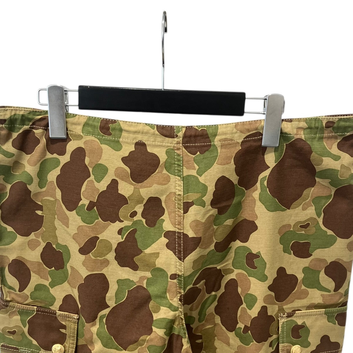 CELINE 22SSエディ期 カモフラカーゴパンツ 金ボタンカーゴパンツ2Z167629M 古着・中古-5枚目のアイテム画像