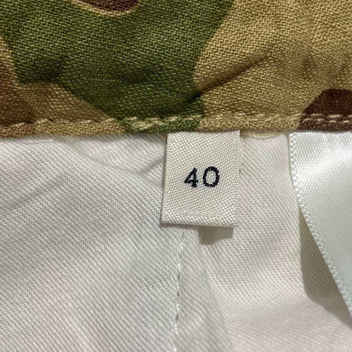 CELINE 22SSエディ期 カモフラカーゴパンツ 金ボタンカーゴパンツ2Z167629M 古着・中古-6枚目のアイテム画像