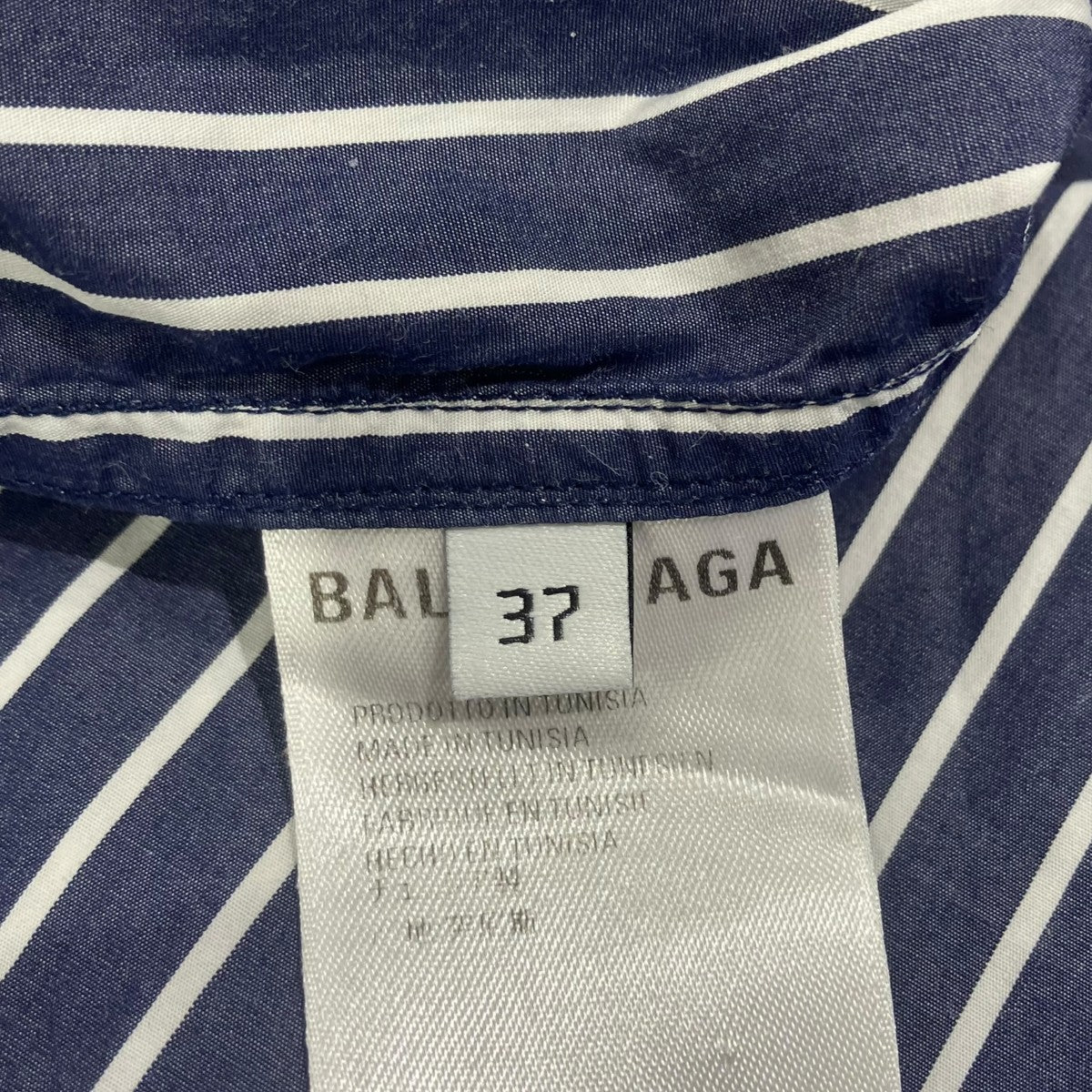 BALENCIAGA オーバーサイズ ストライプシャツストライプシャツ584011 古着・中古-5枚目のアイテム画像