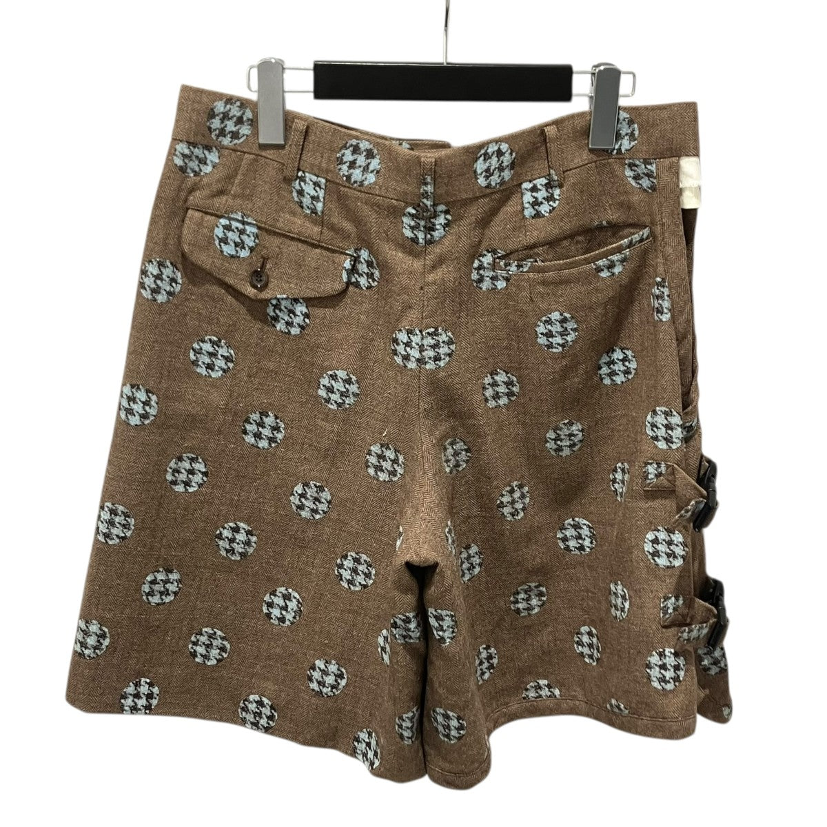 COMME des GARCONS HOMME PLUS 10AWプロテクター期 アルパカ ウール サイド スリット ベルト ショートパンツドットショートパンツPF-A005 古着・中古-2枚目のアイテム画像
