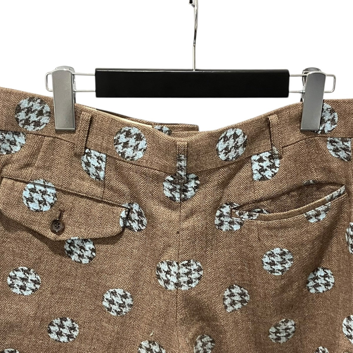 COMME des GARCONS HOMME PLUS 10AWプロテクター期 アルパカ ウール サイド スリット ベルト ショートパンツドットショートパンツPF-A005 古着・中古-5枚目のアイテム画像