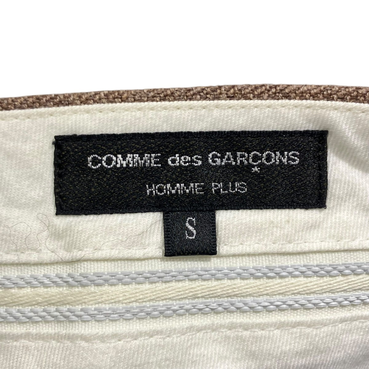 COMME des GARCONS HOMME PLUS 10AWプロテクター期 アルパカ ウール サイド スリット ベルト ショートパンツドットショートパンツPF-A005 古着・中古-6枚目のアイテム画像