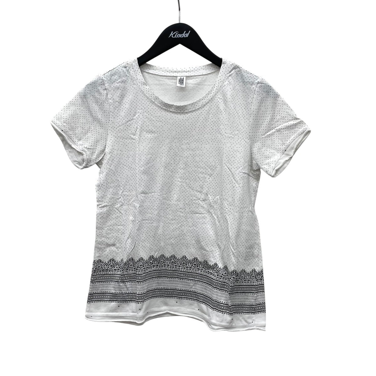 Haat ISSEY MIYAKE マイクロドットTシャツHA92JJ301 古着・中古-1枚目のアイテム画像
