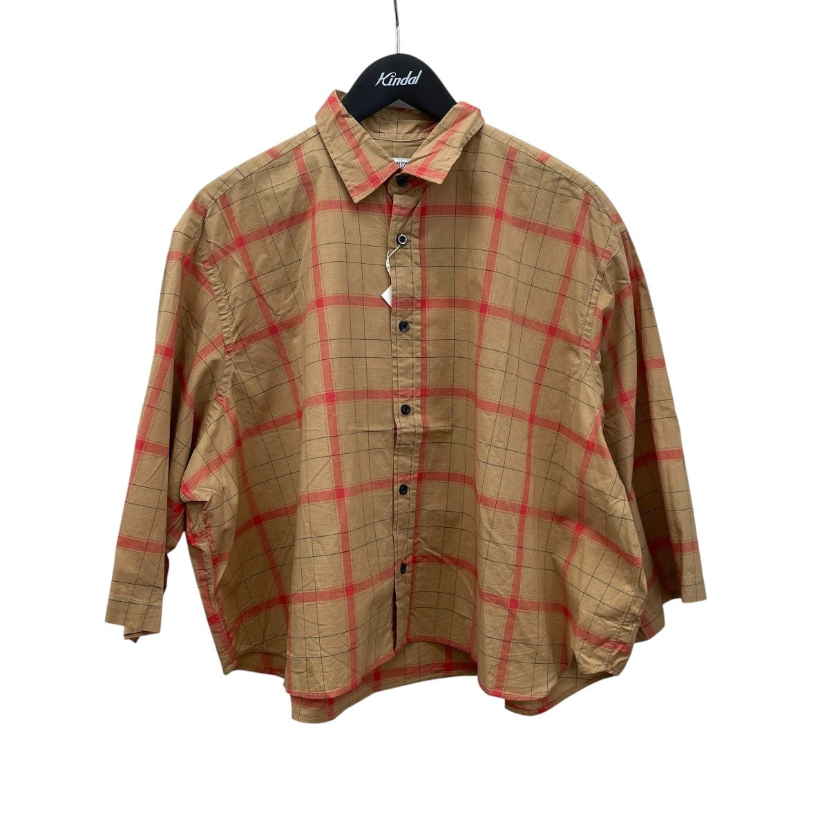 INDIVIDUALIZED SHIRTS×EDIFICE アーカイブチェックチェック半袖シャツ 古着・中古-1枚目のアイテム画像