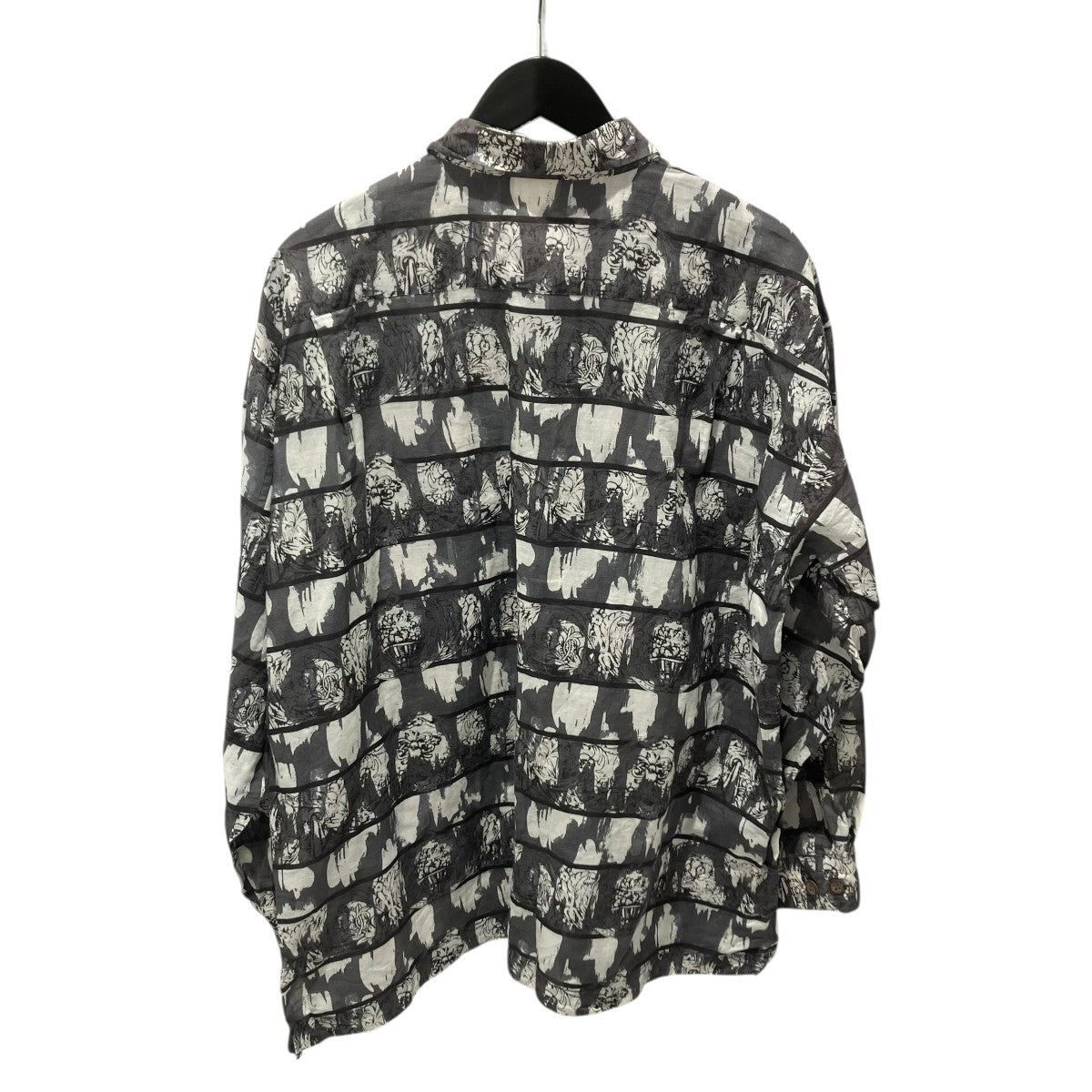 ISSEY MIYAKE MEN コットンリネン総柄アロハシャツ VINTAGE総柄シャツME61-FJ075 古着・中古-2枚目のアイテム画像