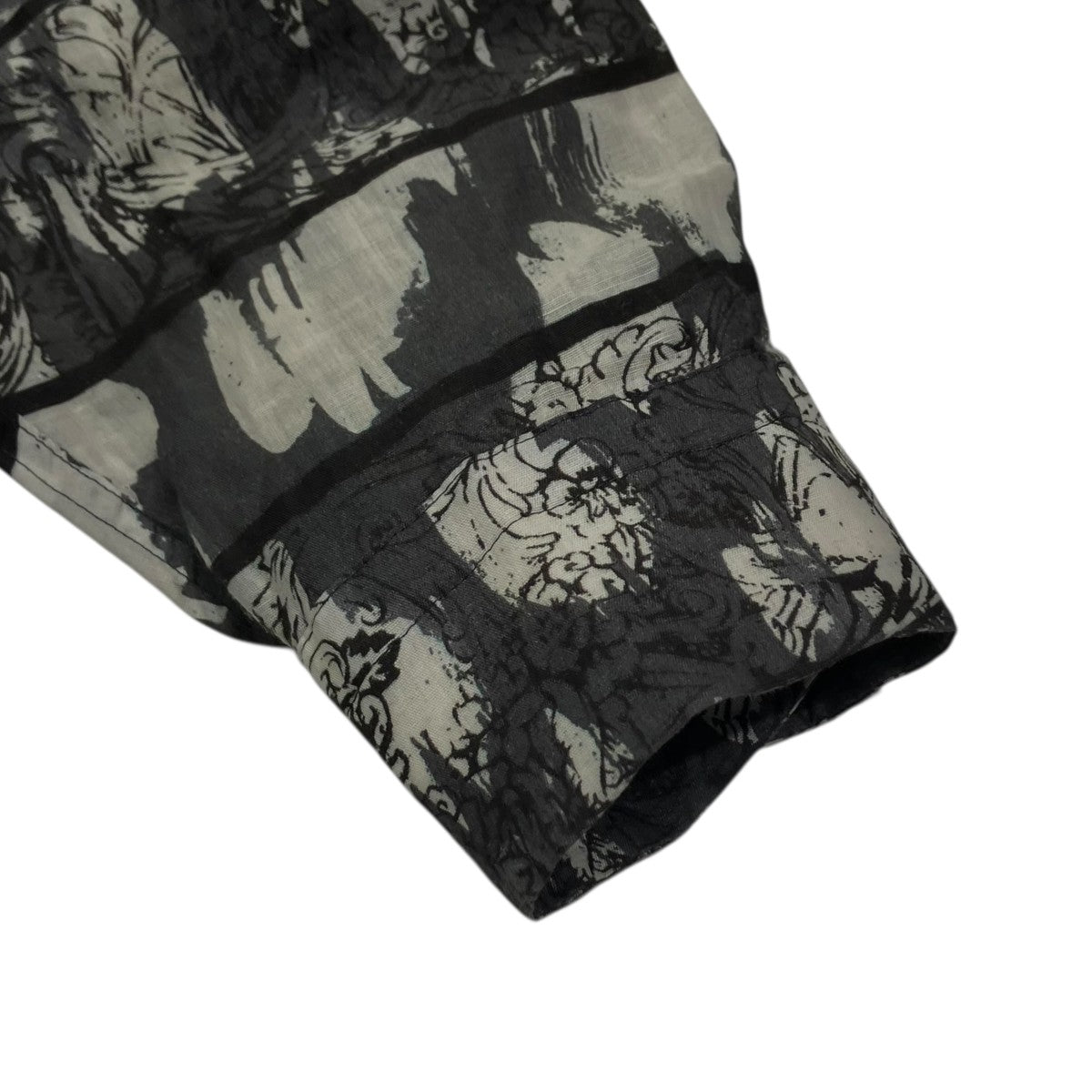 ISSEY MIYAKE MEN コットンリネン総柄アロハシャツ VINTAGE総柄シャツME61-FJ075 古着・中古-4枚目のアイテム画像