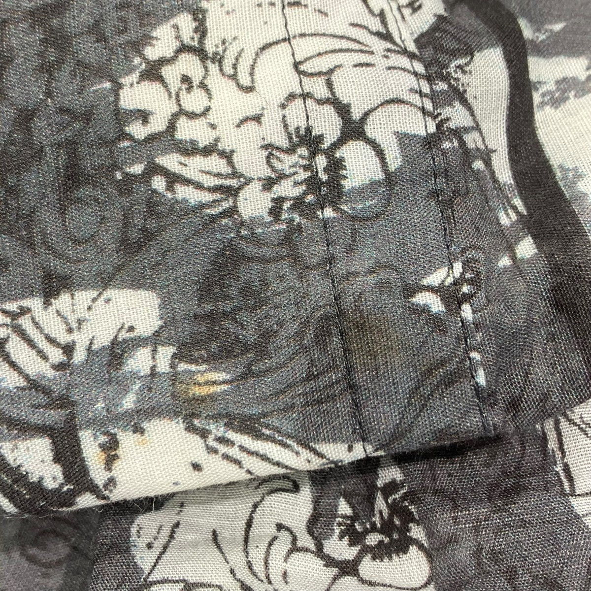ISSEY MIYAKE MEN コットンリネン総柄アロハシャツ VINTAGE総柄シャツME61-FJ075 古着・中古-8枚目のアイテム画像