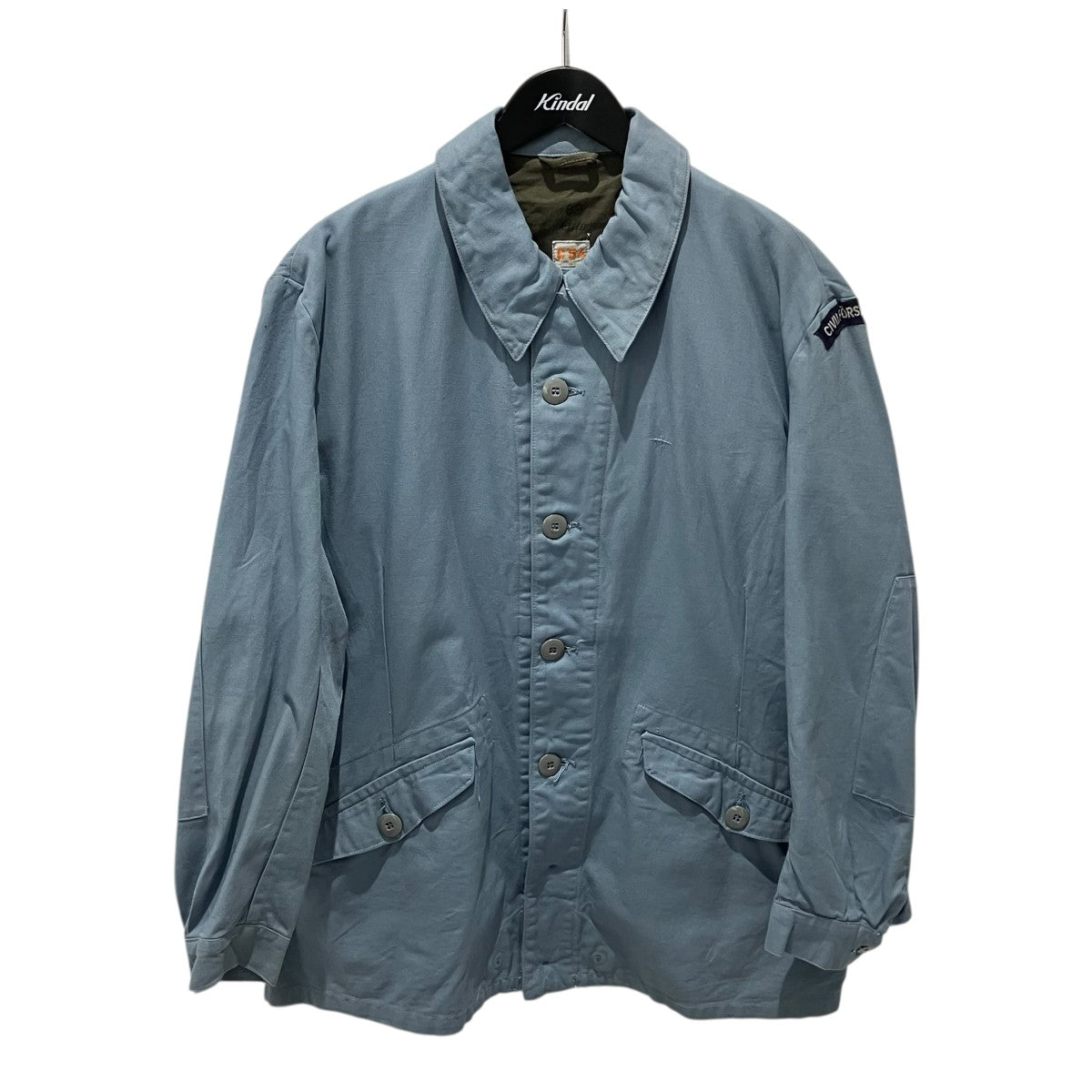 VINTAGE 60s スウェーデン軍 M-59 民間 CIVILFORSVARETミリタリージャケット 古着・中古-1枚目のアイテム画像