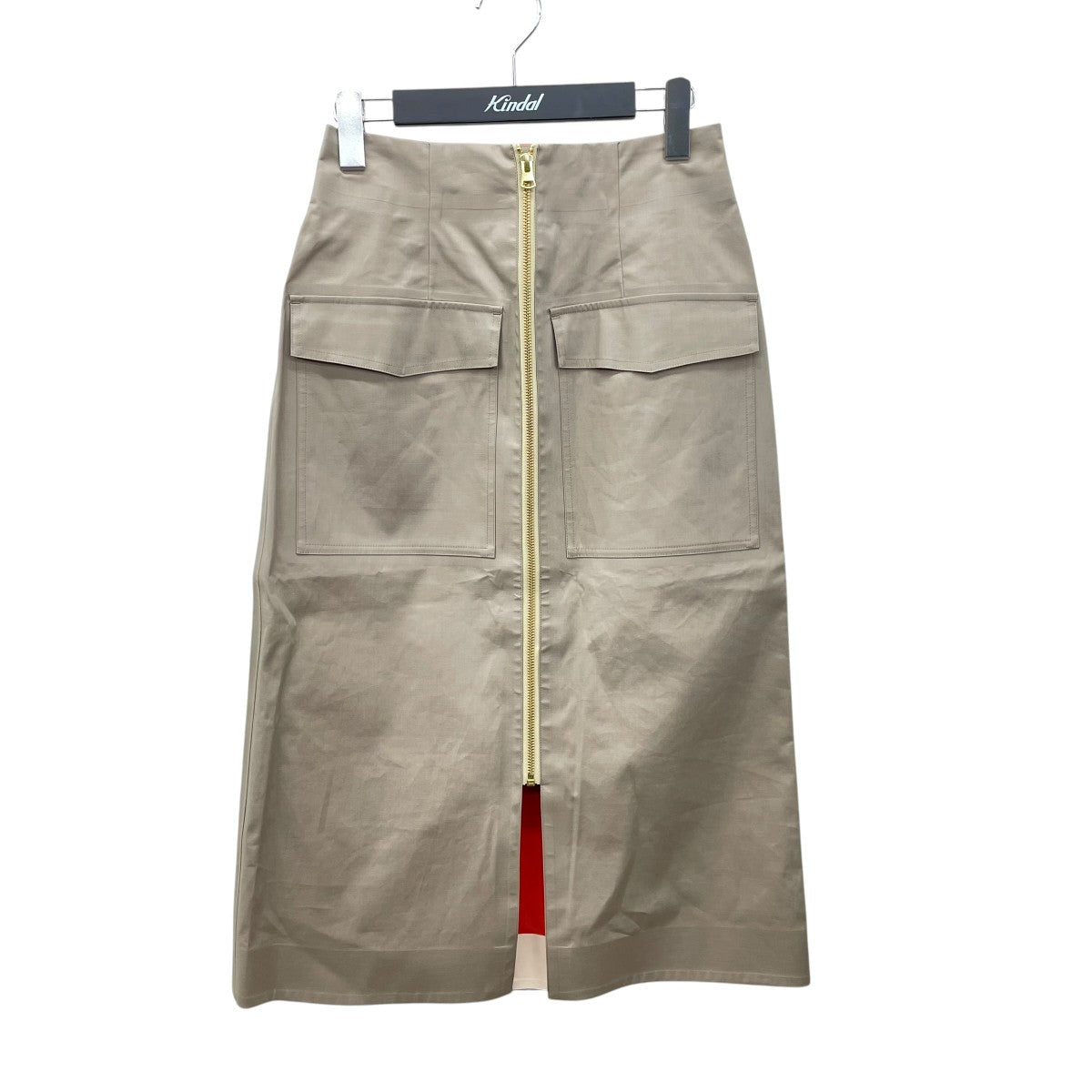 PATCHED FLAP PK SKIRTタイトスカートL201APFSK0203BL
