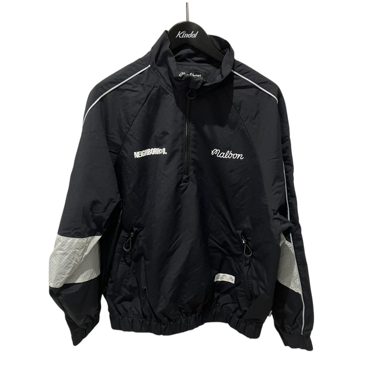 NEIGHBORHOOD NH X MALBON GOLF．QUARTER ZIP JACKET 251TS54N-JKM02ナイロンジャケット 古着・中古-1枚目のアイテム画像