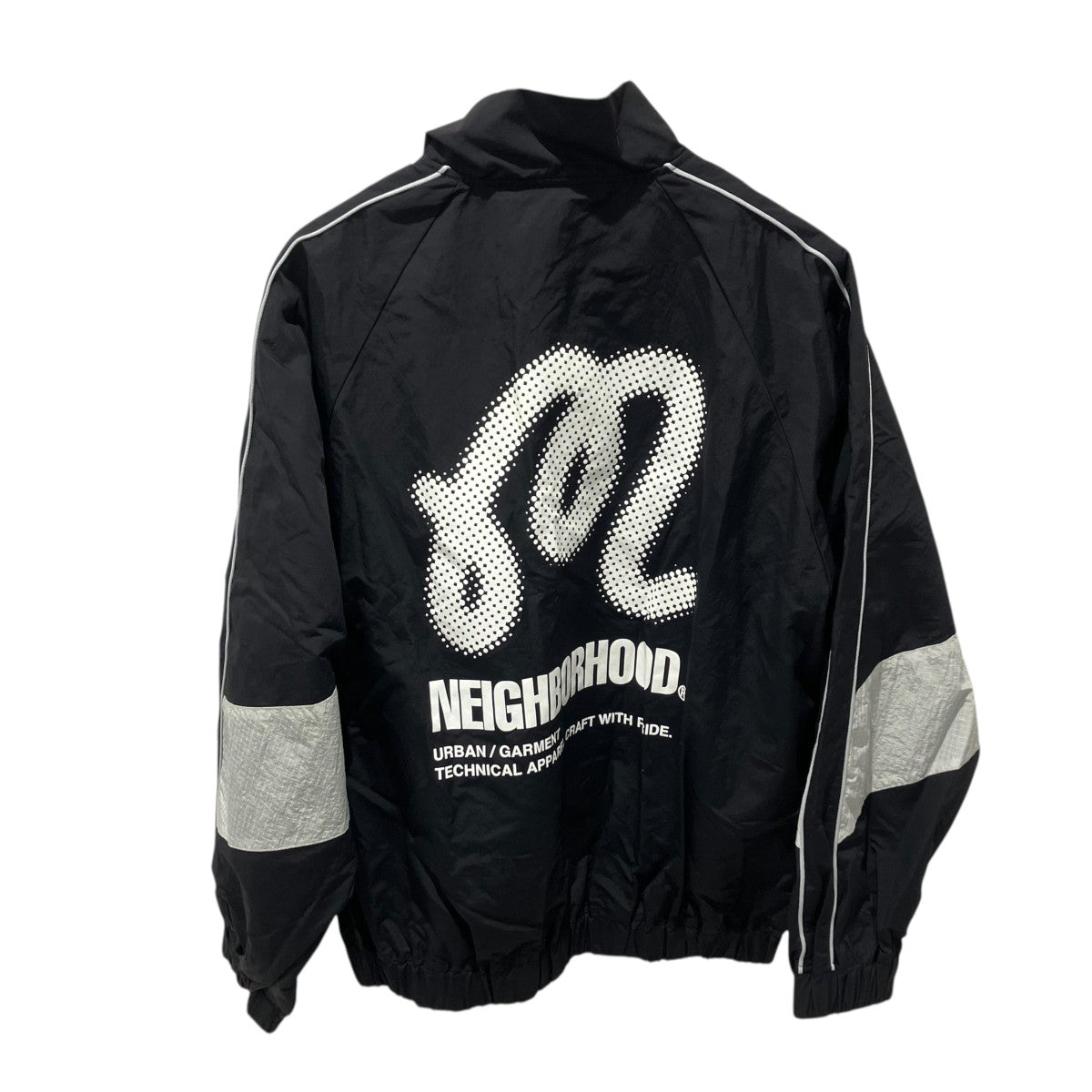 NEIGHBORHOOD NH X MALBON GOLF．QUARTER ZIP JACKET 251TS54N-JKM02ナイロンジャケット 古着・中古-2枚目のアイテム画像