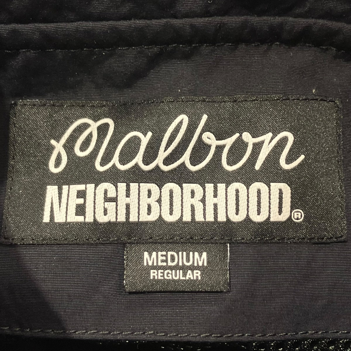NEIGHBORHOOD NH X MALBON GOLF．QUARTER ZIP JACKET 251TS54N-JKM02ナイロンジャケット 古着・中古-5枚目のアイテム画像