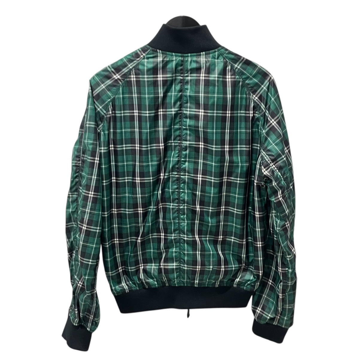 ARMANI JEANS チェックブルゾン 古着・中古-2枚目のアイテム画像