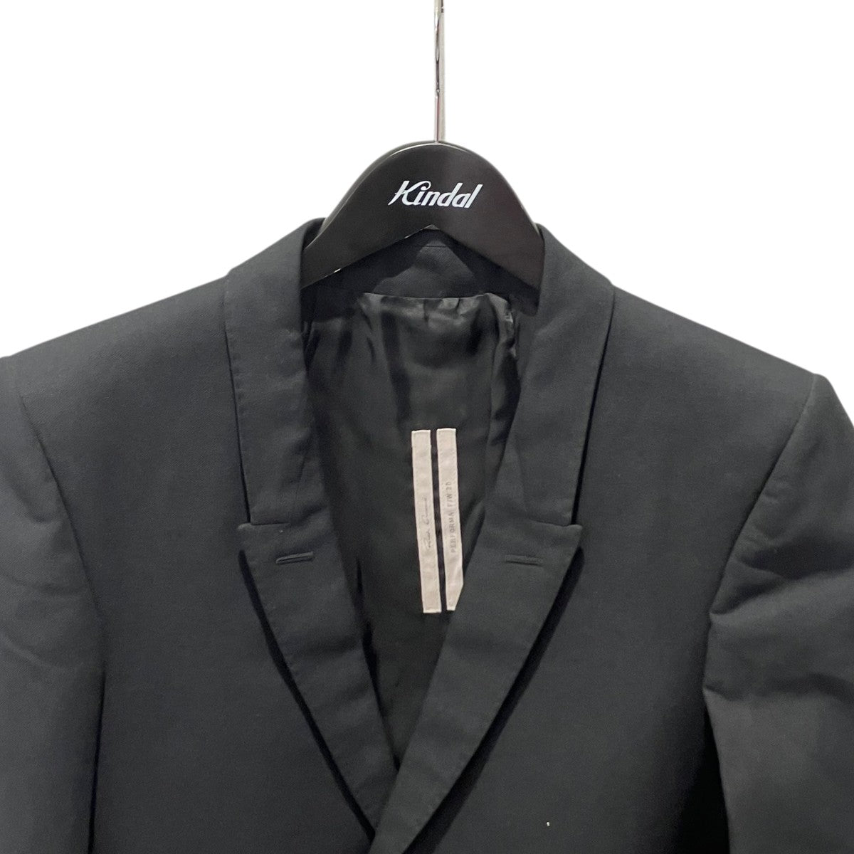 RICK OWENS 20AWFLAP POCKET SINGLE-BUTTON BLAZERジャケットRU20F3738-CVR 古着・中古-3枚目のアイテム画像