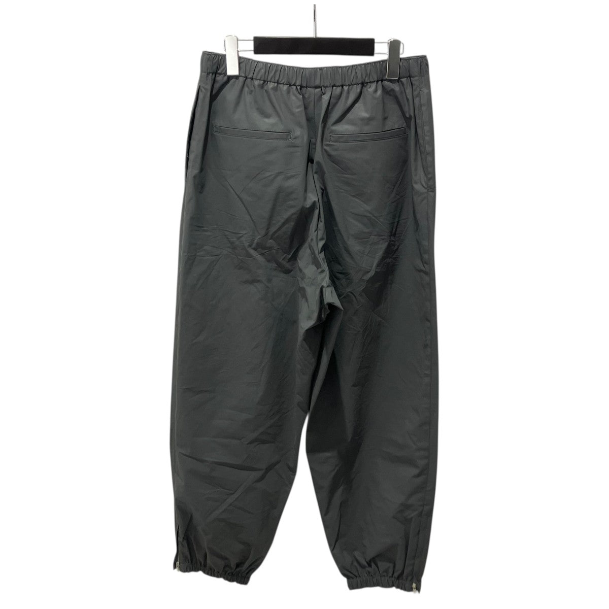 26SS裾ZIPコーティングコットンlトラックパンツイージーパンツJ22KA0328 J46407