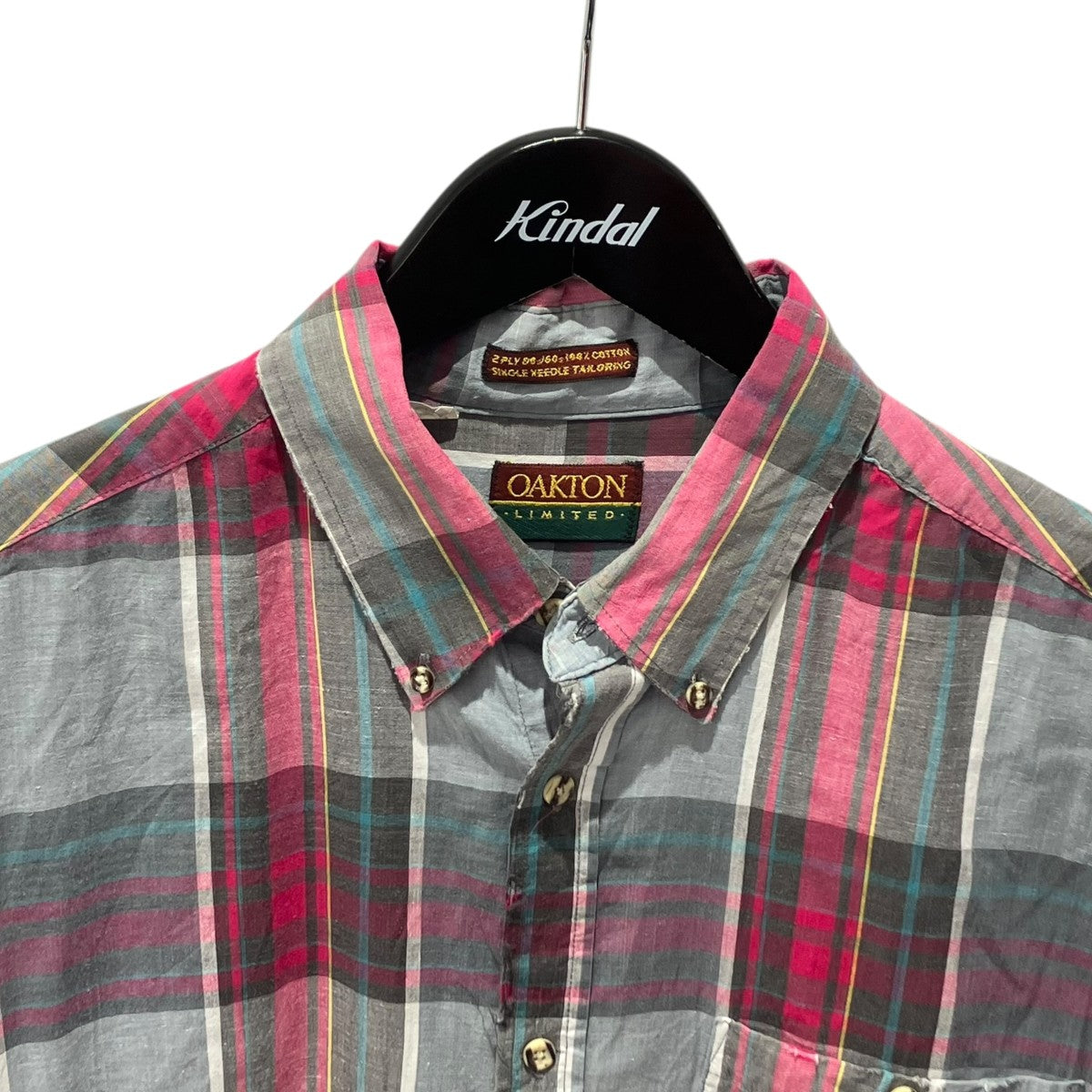 rebear by Johnbull crafted “Vintage Remake Shirt”チェックシャツ255-0067 古着・中古-3枚目のアイテム画像