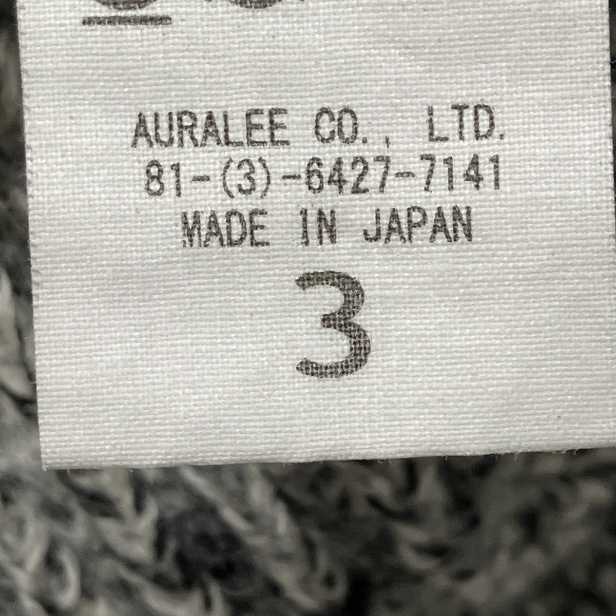 WOOL BABY ALPACA MIX RIB KINT ZIP TURTLEニットA22AP01BL