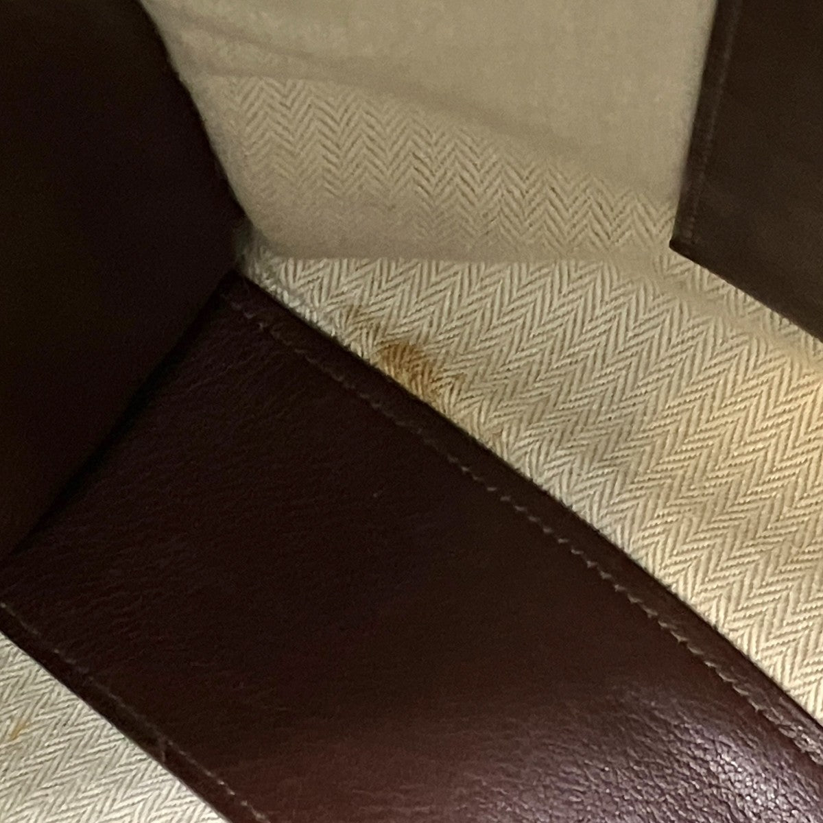 HERMES(エルメス) サックベルラン 40ハンドバッグ □K刻印 ブラウン