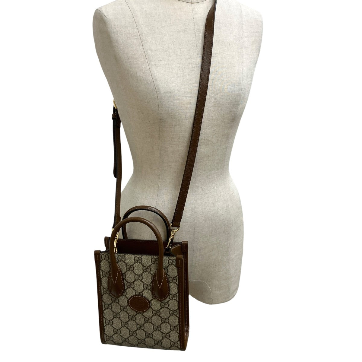 GUCCI(グッチ) ショルダーバッグ671623 671623 - ベージュ×ブラウン