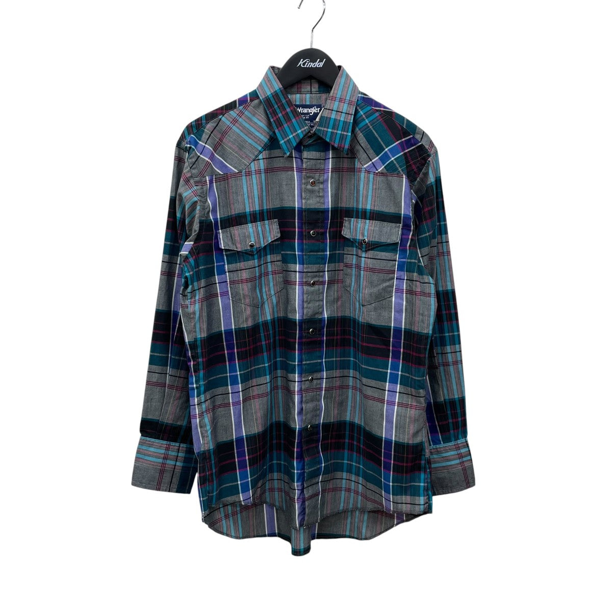 Wrangler 長袖チェックシャツ0037-003A 古着・中古-1枚目のアイテム画像