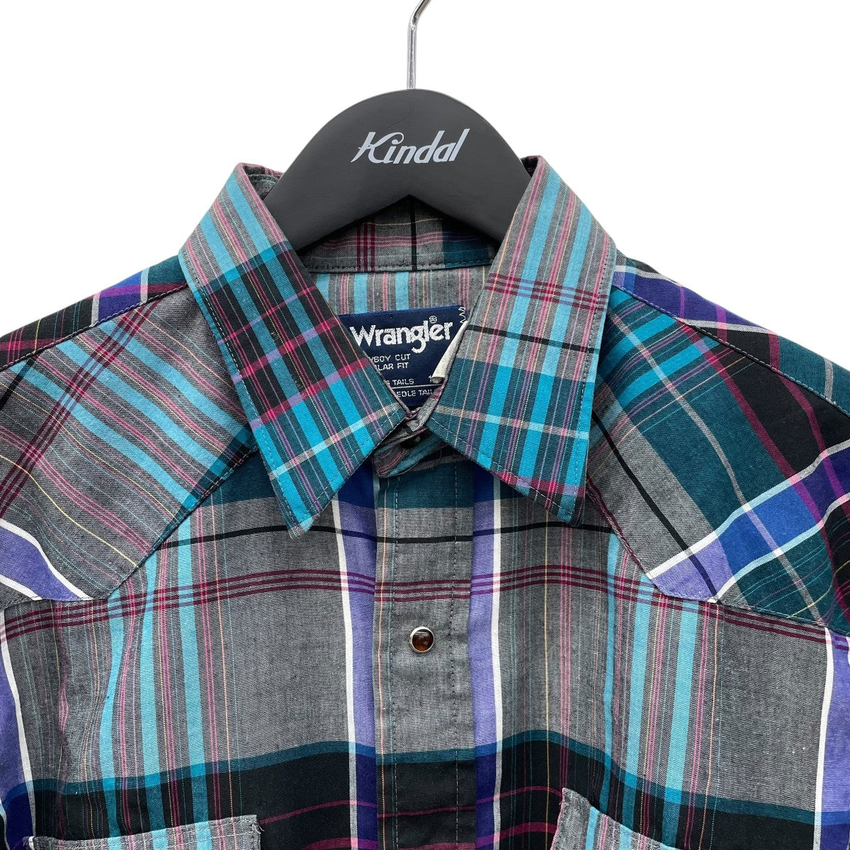 Wrangler 長袖チェックシャツ0037-003A 古着・中古-3枚目のアイテム画像