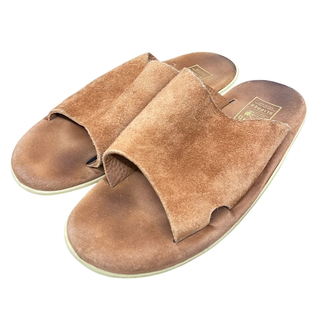 ISLAND SLIPPER スゥエードレザースリッパサンダル 古着・中古-1枚目のアイテム画像